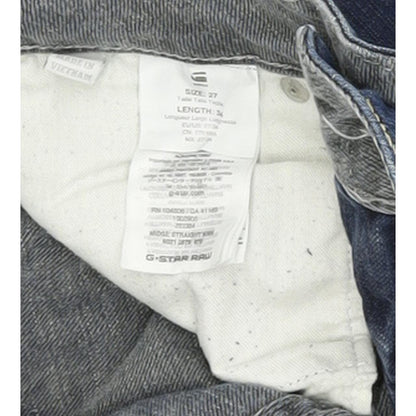 G-Star Midge Women Blue Straight Regular Stretch Jeans W27 L34