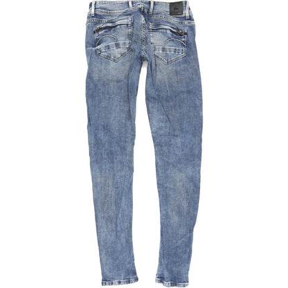 G-Star Women Blue Tapered Slim Stretch Jeans W28 L32