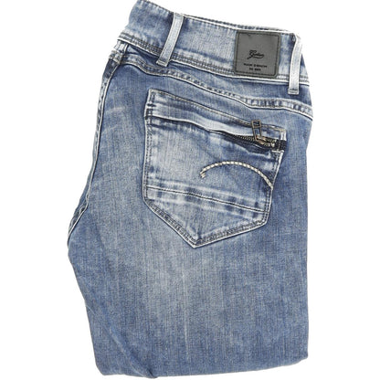 G-Star Women Blue Tapered Slim Stretch Jeans W28 L32