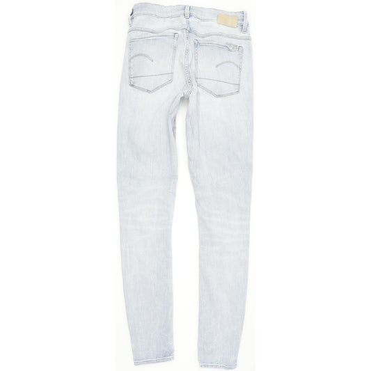 G-Star 3301 High  Men Blue Skinny Slim Stretch Jeans W28 L32
