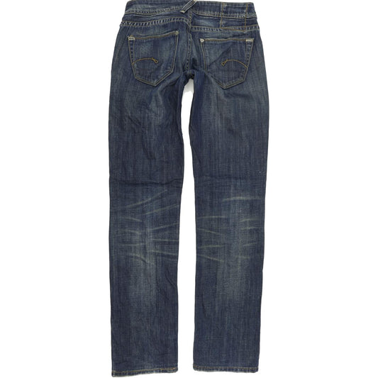 G-Star Core Women Blue Straight Regular Jeans W26 L32