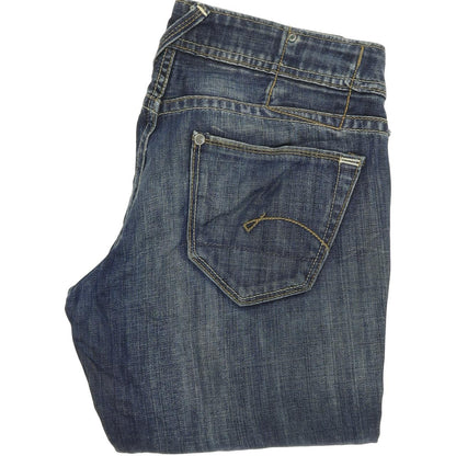 G-Star Core Women Blue Straight Regular Jeans W26 L32