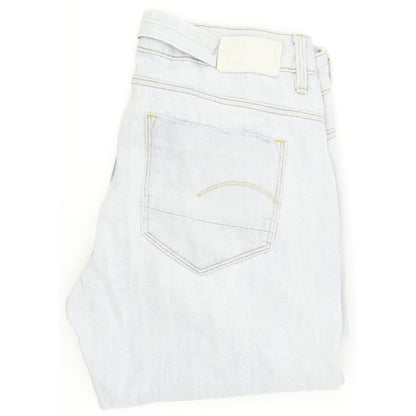 G-Star Midge Low Women Blue Straight Regular Boyfriend Jeans W26 L28