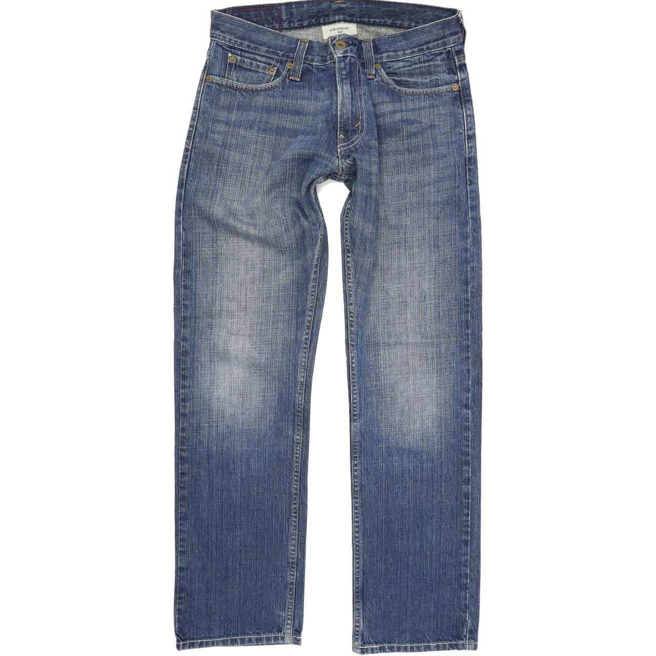 Levi's 514 Men Blue Straight Slim Jeans W29 L30