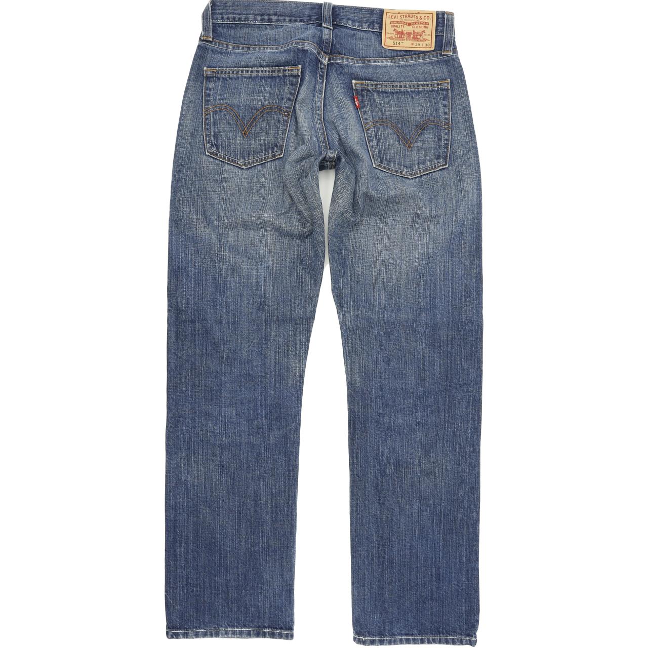 Levi's 514 Men Blue Straight Slim Jeans W29 L30