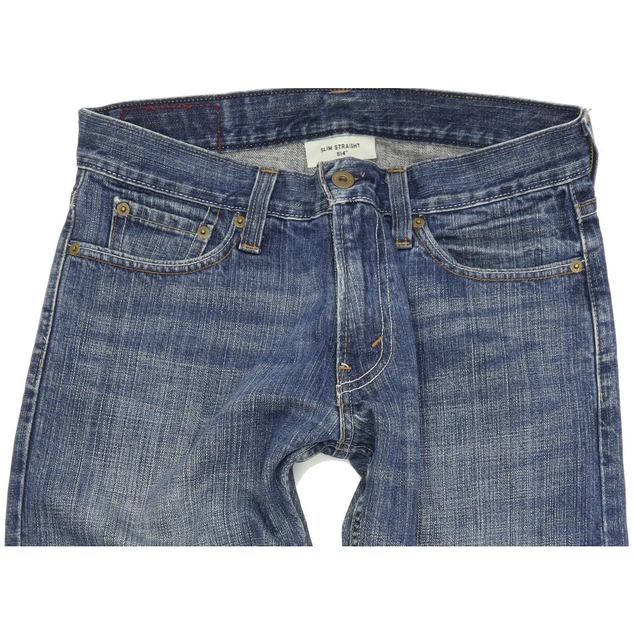 Levi's 514 Men Blue Straight Slim Jeans W29 L30