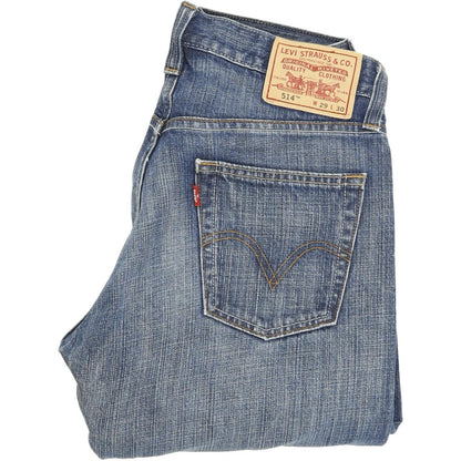 Levi's 514 Men Blue Straight Slim Jeans W29 L30