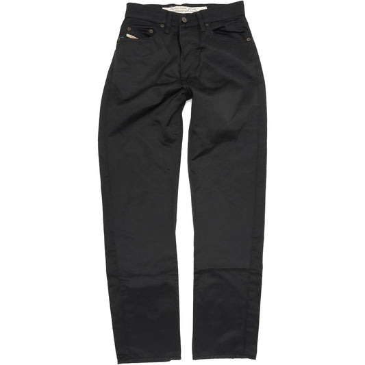 Diesel Keetar Black Straight Regular Jeans High Waisted W26 L30