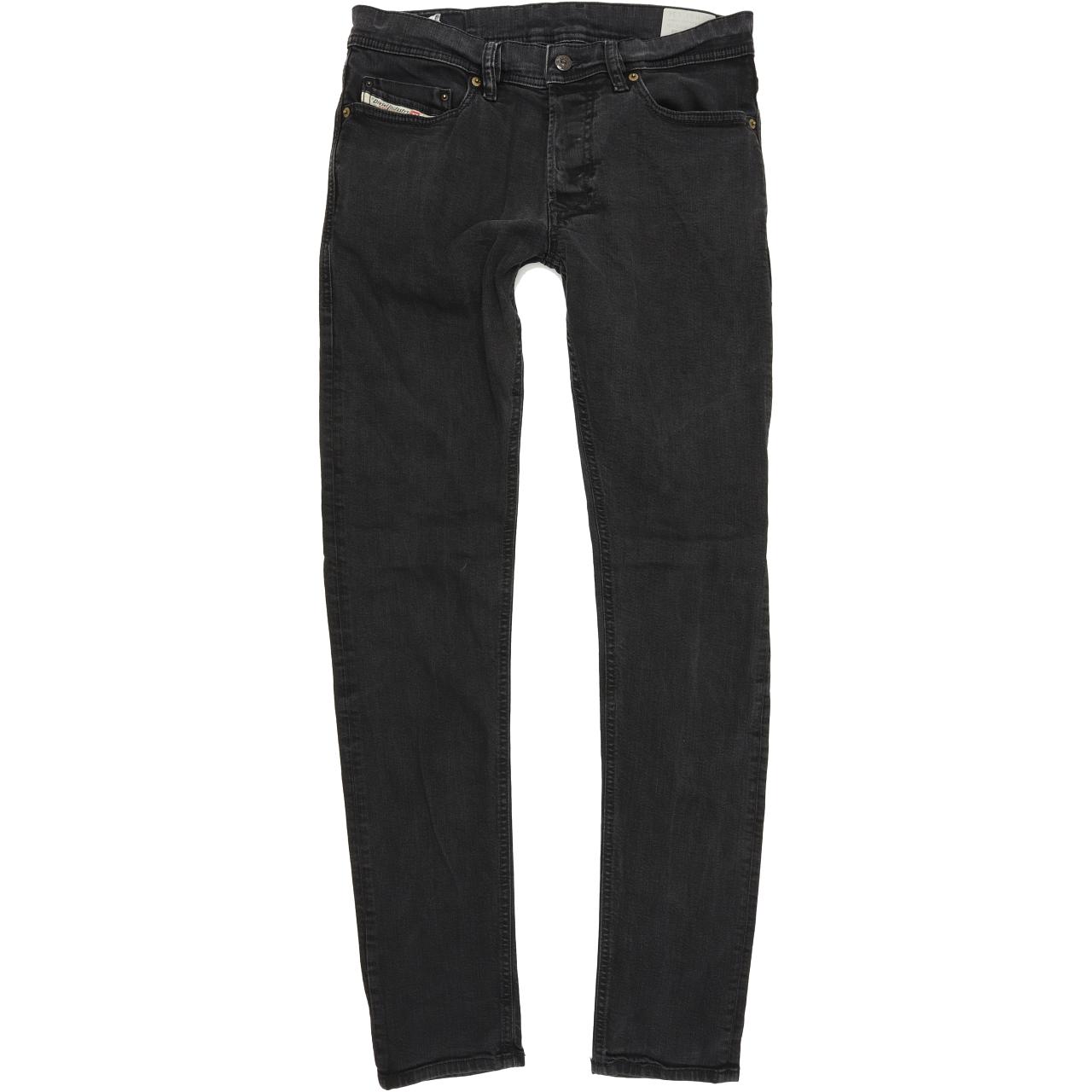Diesel Teppar Carrot 0886Z Men Charcoal Skinny Slim Stretch Jeans W30 L34