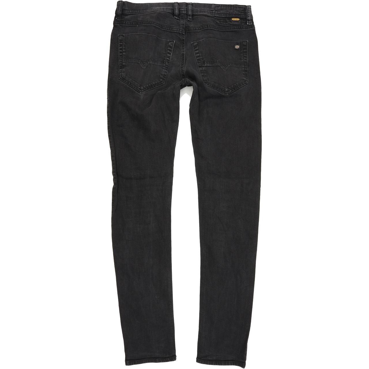 Diesel Teppar Carrot 0886Z Men Charcoal Skinny Slim Stretch Jeans W30 L34