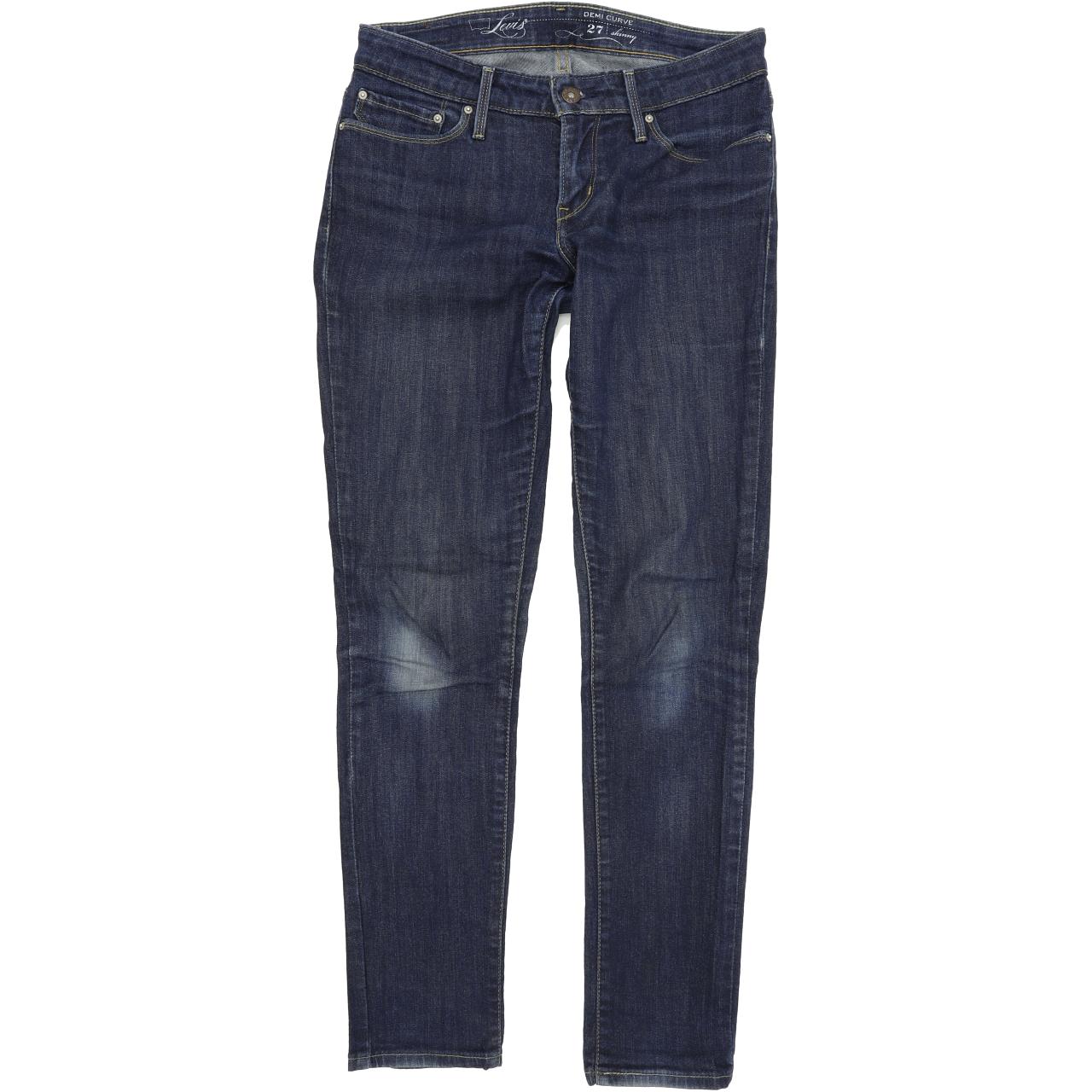 Levi's Demi Curve Women Blue Flared Slim Stretch Jeans W27 L31