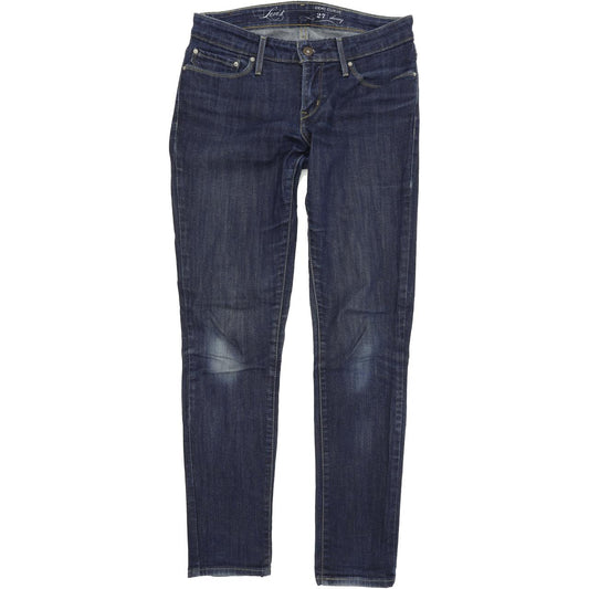 Levi's Demi Curve Women Blue Flared Slim Stretch Jeans W27 L31