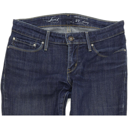 Levi's Demi Curve Women Blue Flared Slim Stretch Jeans W27 L31