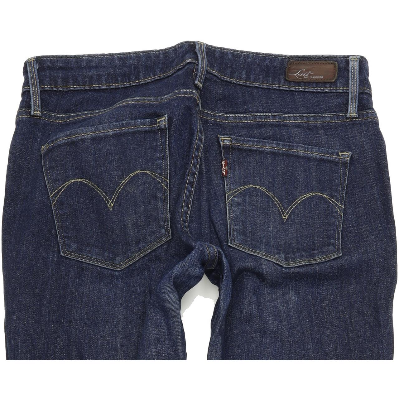 Levi's Demi Curve Women Blue Flared Slim Stretch Jeans W27 L31