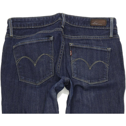 Levi's Demi Curve Women Blue Flared Slim Stretch Jeans W27 L31