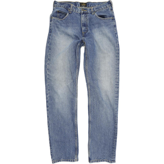Lee Chicago Men Blue Straight Regular Jeans W32 L34