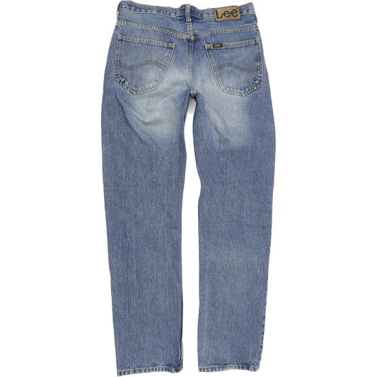 Lee Chicago Men Blue Straight Regular Jeans W32 L34