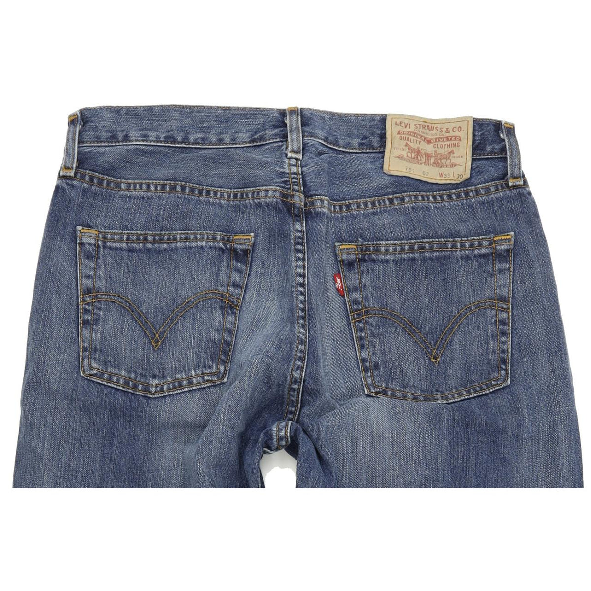 Levi's 751 Men Blue Straight Regular Jeans W33 L29