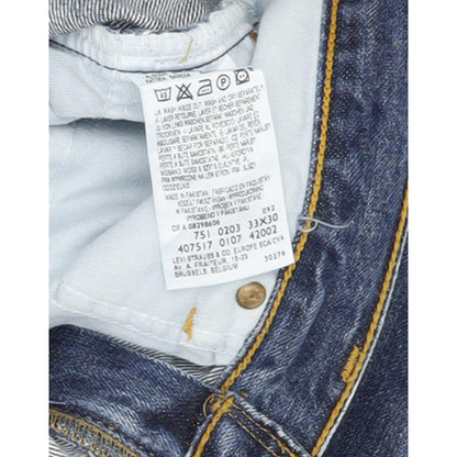 Levi's 751 Men Blue Straight Regular Jeans W33 L29