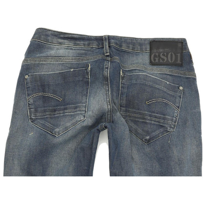 G-Star New Radar Women Blue Skinny Slim Jeans W29 L27