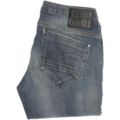 G-Star New Radar Women Blue Skinny Slim Jeans W29 L27