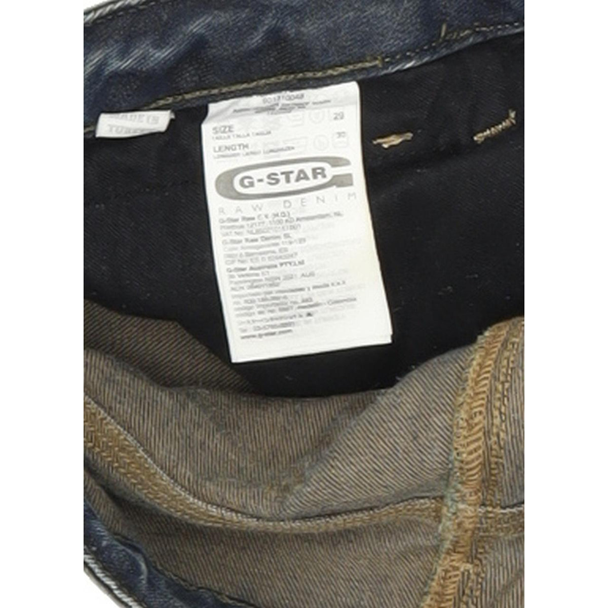 G-Star New Radar Women Blue Skinny Slim Jeans W29 L27