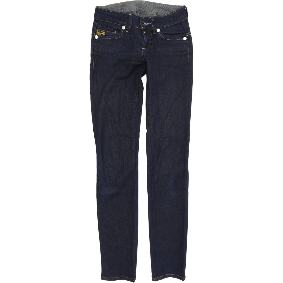 G-Star Midge Women Blue Straight Slim Stretch Jeans W25 L32