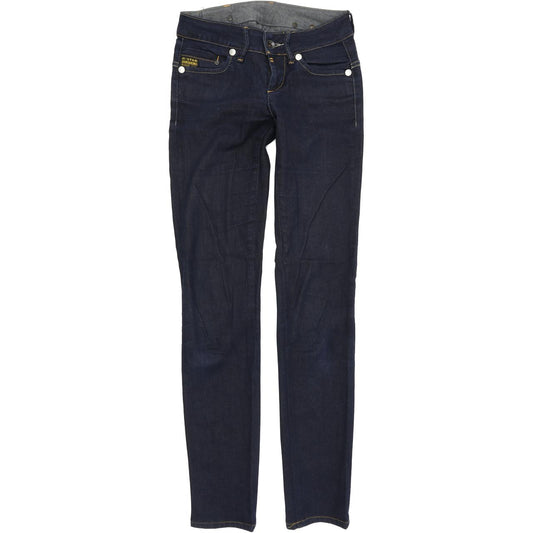 G-Star Midge Women Blue Straight Slim Stretch Jeans W25 L32