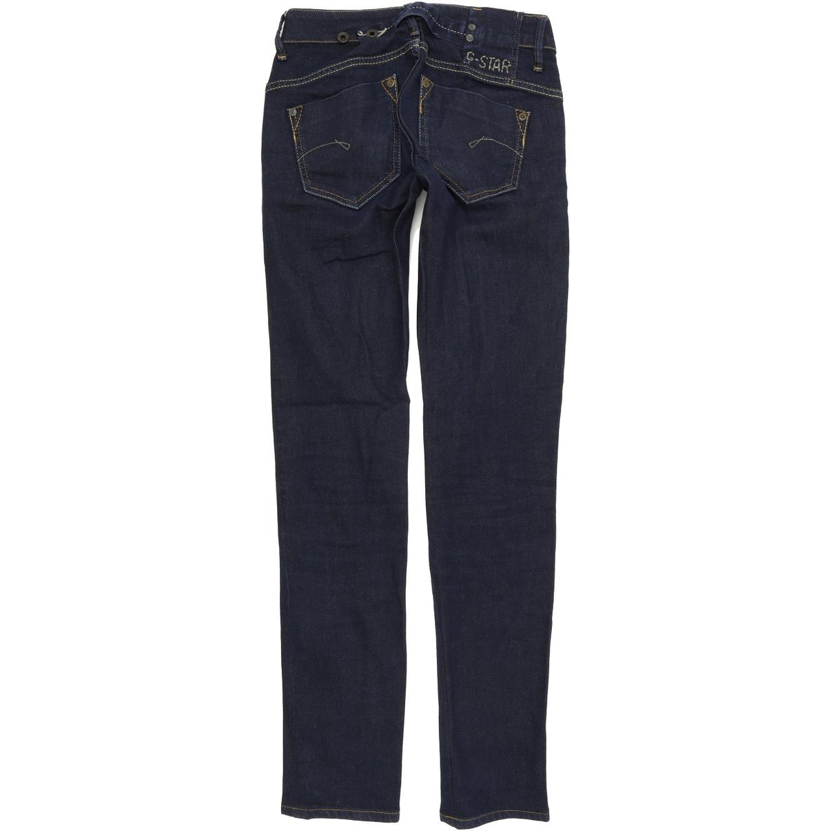 G-Star Midge Women Blue Straight Slim Stretch Jeans W25 L32