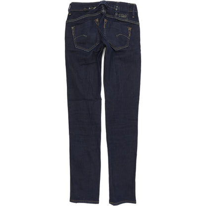 G-Star Midge Women Blue Straight Slim Stretch Jeans W25 L32