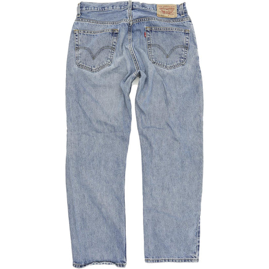 Levi's 505 Men Blue Straight Regular Jeans W34 L30
