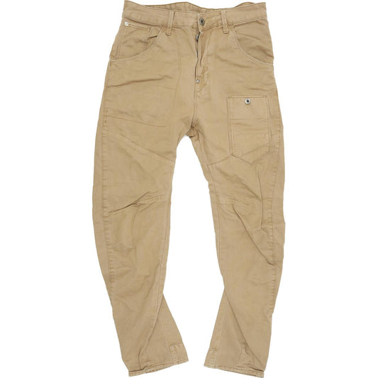 G-Star Alcatraz 3D Men Beige Tapered Loose Jeans W29 L28