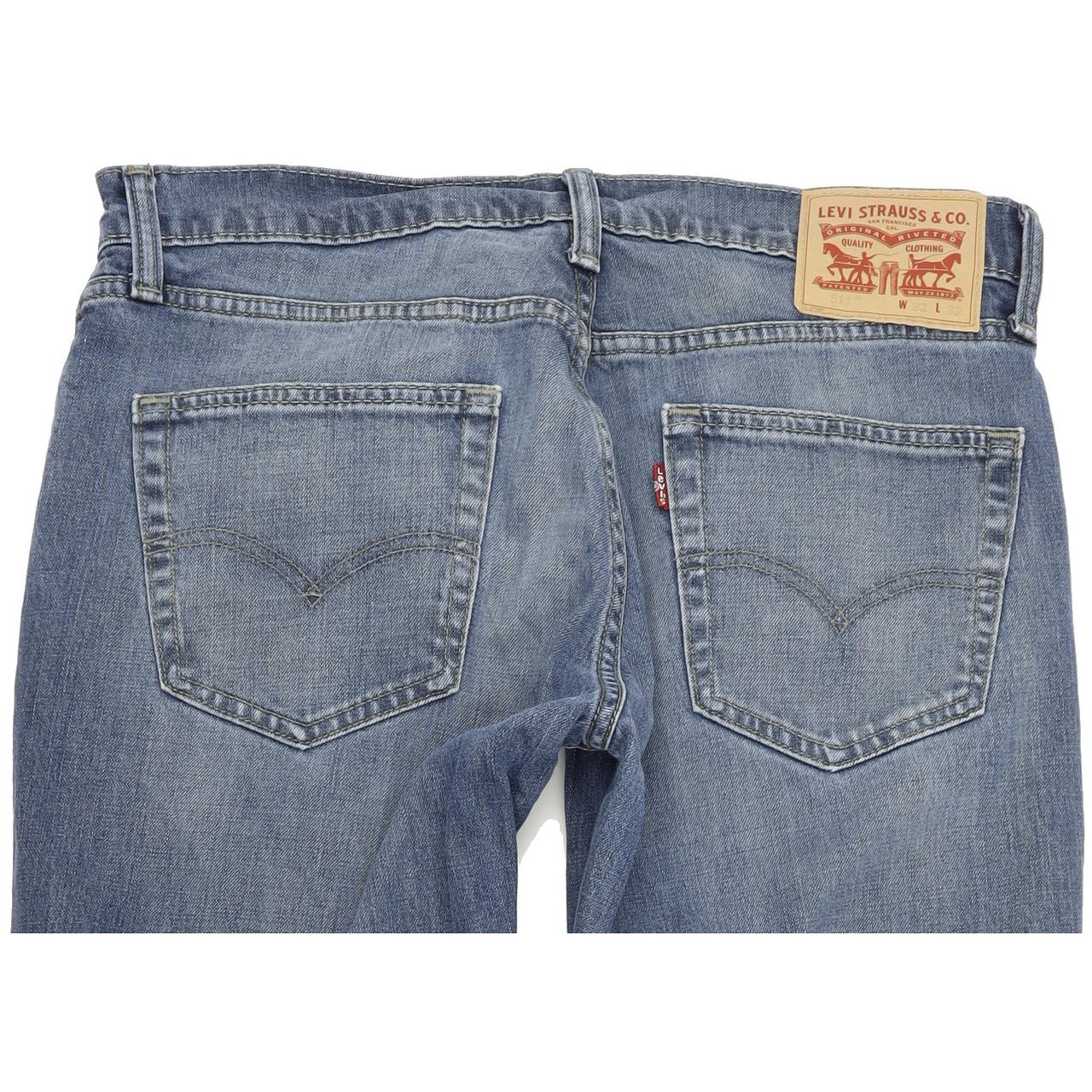 Levi's 511 Men Blue Skinny Slim Stretch Jeans W32 L32