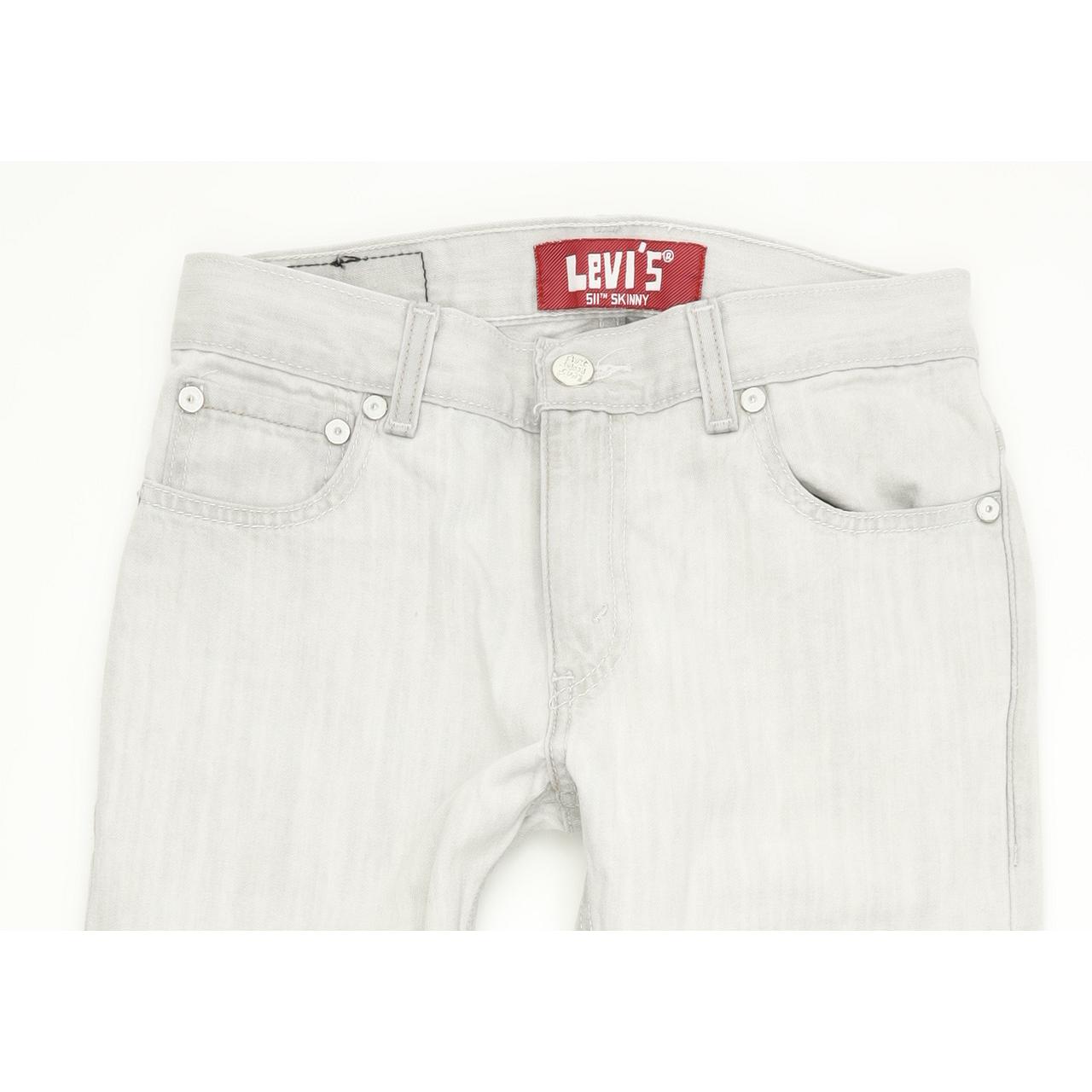 Levi's 511 Men Grey Skinny Slim Jeans W27 L27