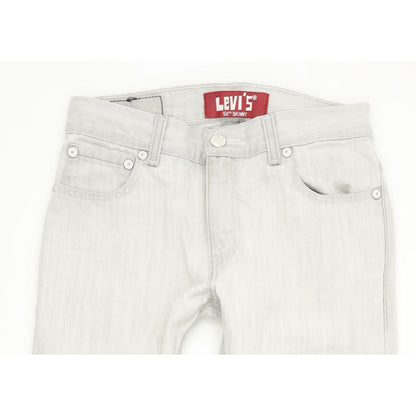 Levi's 511 Men Grey Skinny Slim Jeans W27 L27