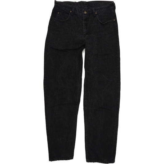 Lee Kansas Men Black Straight Regular Jeans W35 L34