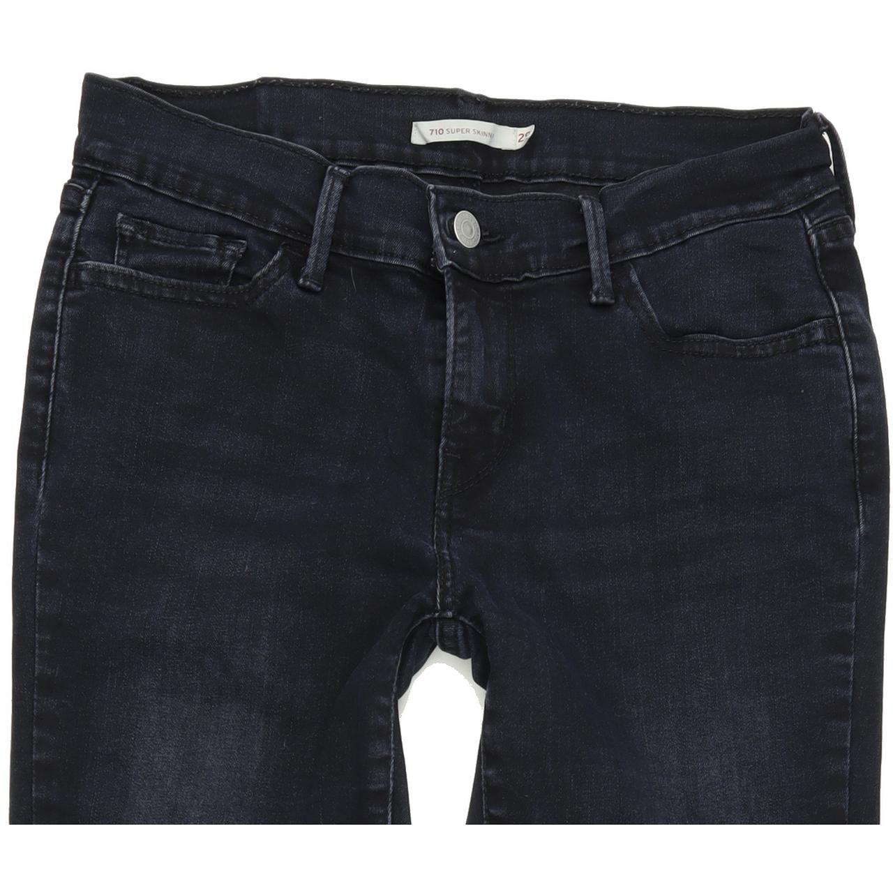 Levi's 710 Women Blue Skinny Slim Stretch Jeans W29 L30