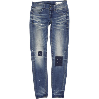 G-Star Midge Cody Women Blue Skinny Slim Stretch Jeans W24 L30