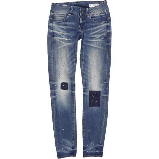 G-Star Midge Cody Women Blue Skinny Slim Stretch Jeans W24 L30