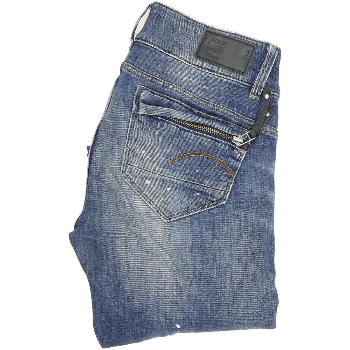 G-Star Midge Cody Women Blue Skinny Slim Stretch Jeans W24 L30
