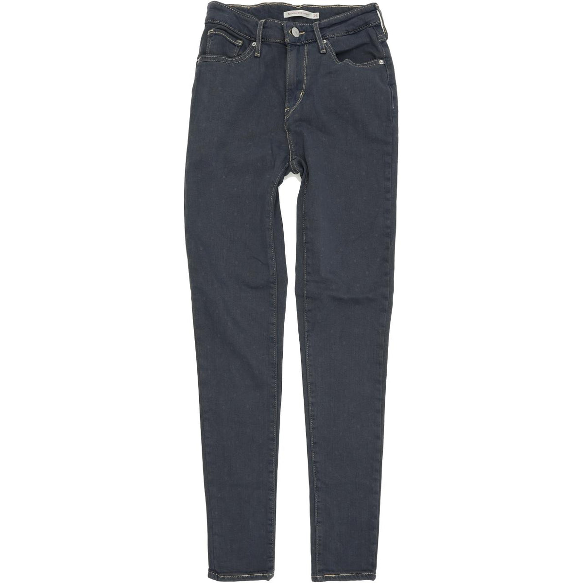 Levi's 721 High Rise Women Blue Skinny Slim Stretch Jeans W25 L30