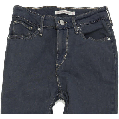 Levi's 721 High Rise Women Blue Skinny Slim Stretch Jeans W25 L30
