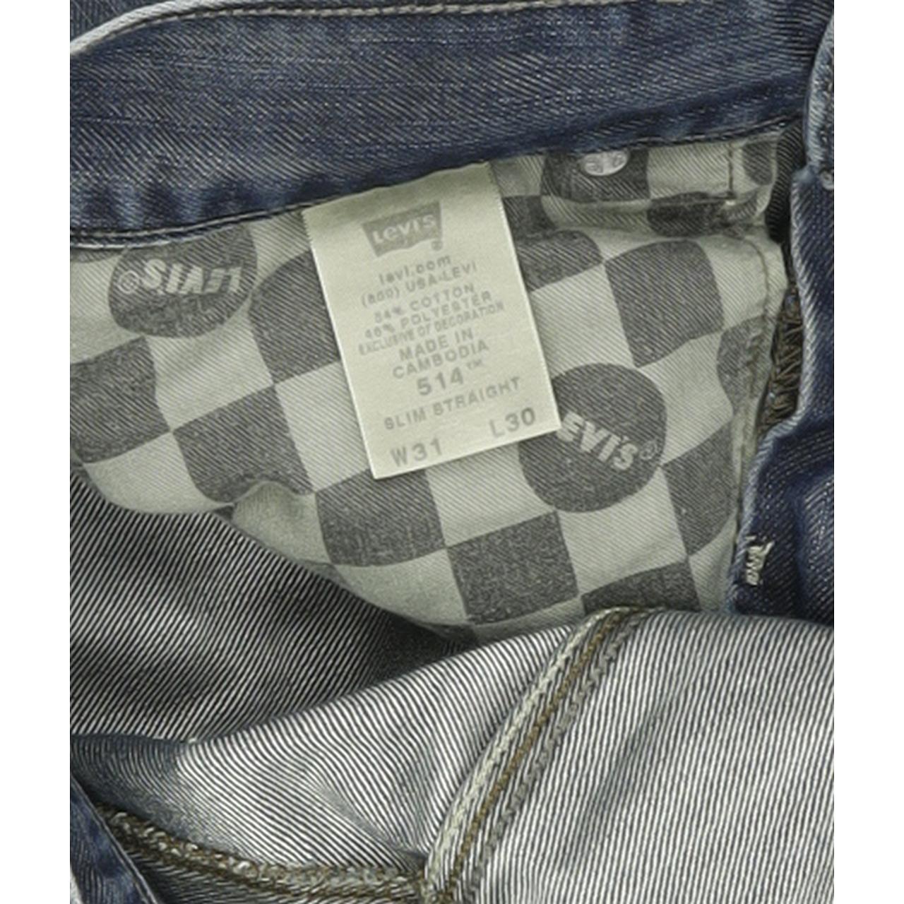 Levi's 514 Men Blue Straight Slim Jeans W31 L30