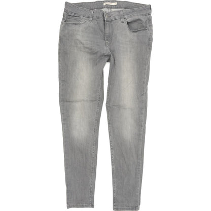 Levi's 535 Women Grey Skinny Slim Stretch Jeans W32 L30