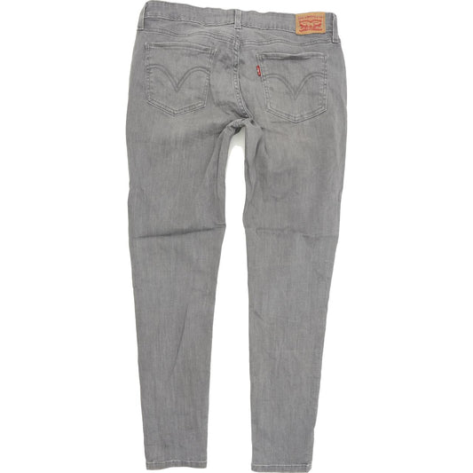 Levi's 535 Women Grey Skinny Slim Stretch Jeans W32 L30