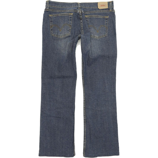 Levi's 518 Women Blue Bootcut Regular Stretch Jeans W30 L29