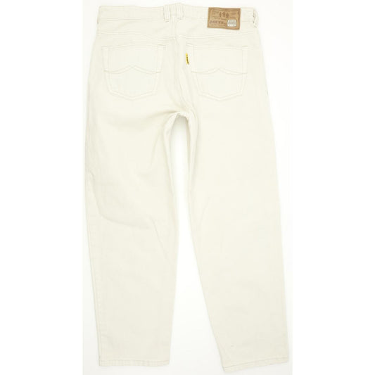 Joker Humphrey&Brothers  Men Beige Straight Regular Jeans W36 L30