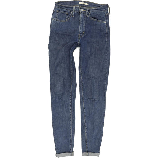 Levi's Mile High Rise Women Blue Skinny Slim Stretch Jeans W27 L30