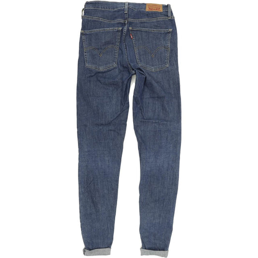 Levi's Mile High Rise Women Blue Skinny Slim Stretch Jeans W27 L30