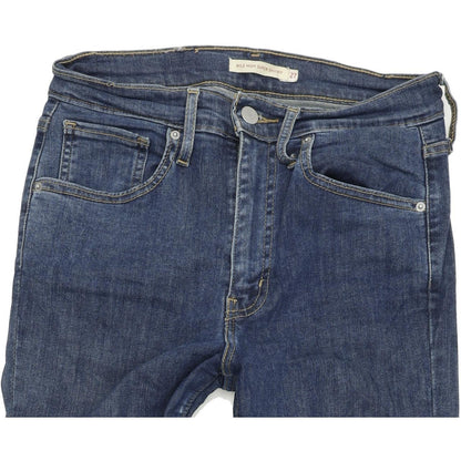 Levi's Mile High Rise Women Blue Skinny Slim Stretch Jeans W27 L30